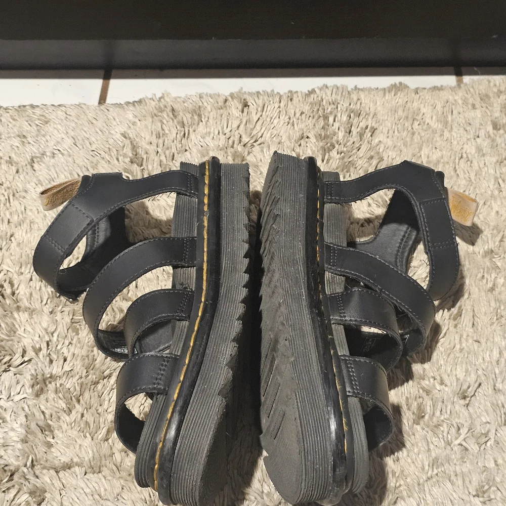Dr. Martens Blaire Leather Platform Sandals - Picture 4 of 6